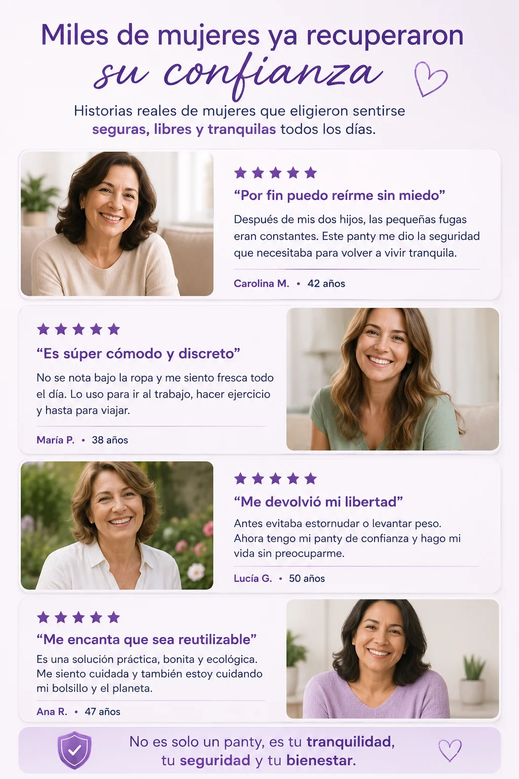 Cómo usar tu Panty de Seguridad